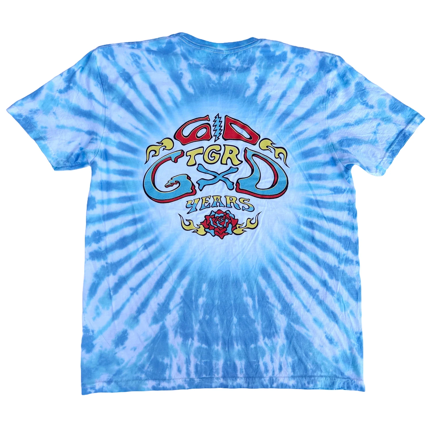 Grateful Dead 60th x Peter Forsythe Tee - Blue Tie Dye
