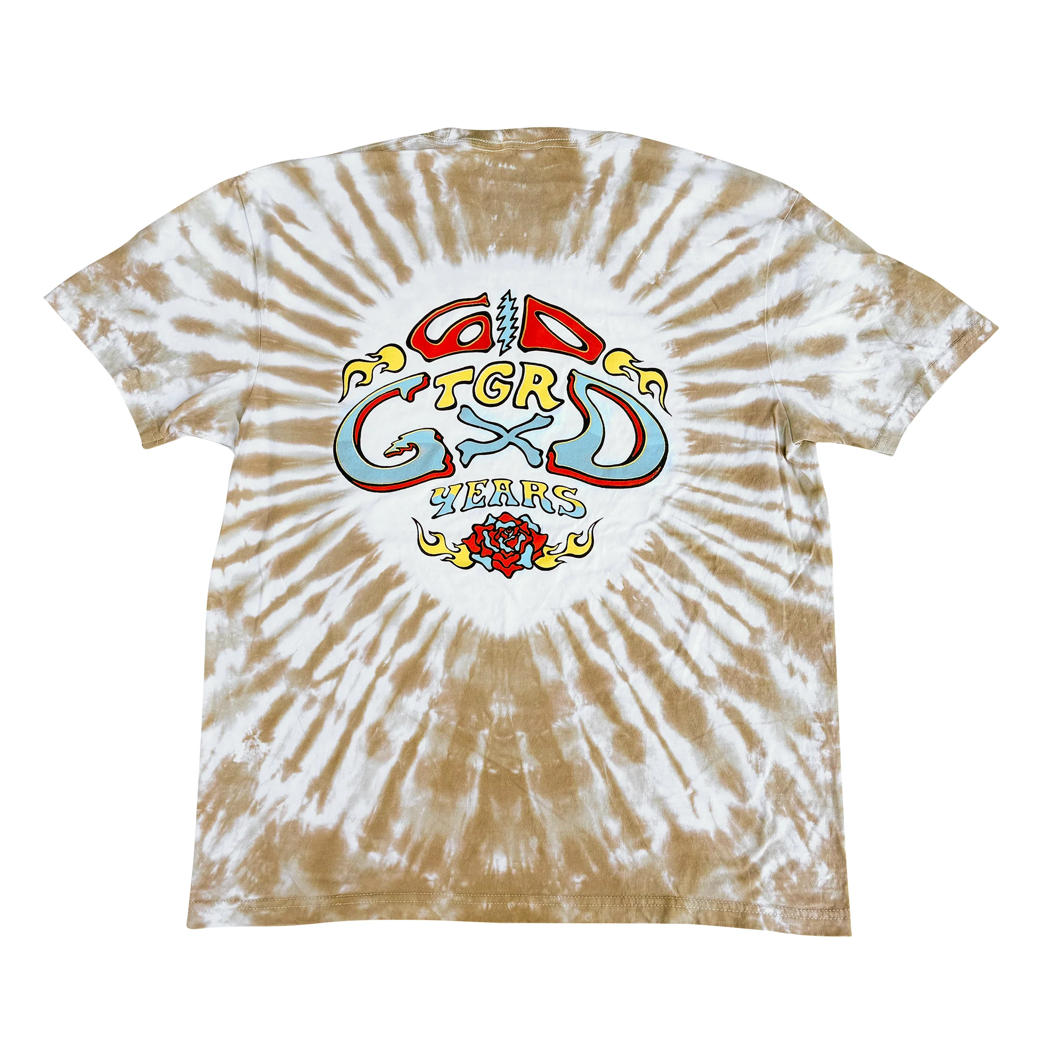 Grateful Dead 60th x Peter Forsythe Tee - Khaki Tie Dye