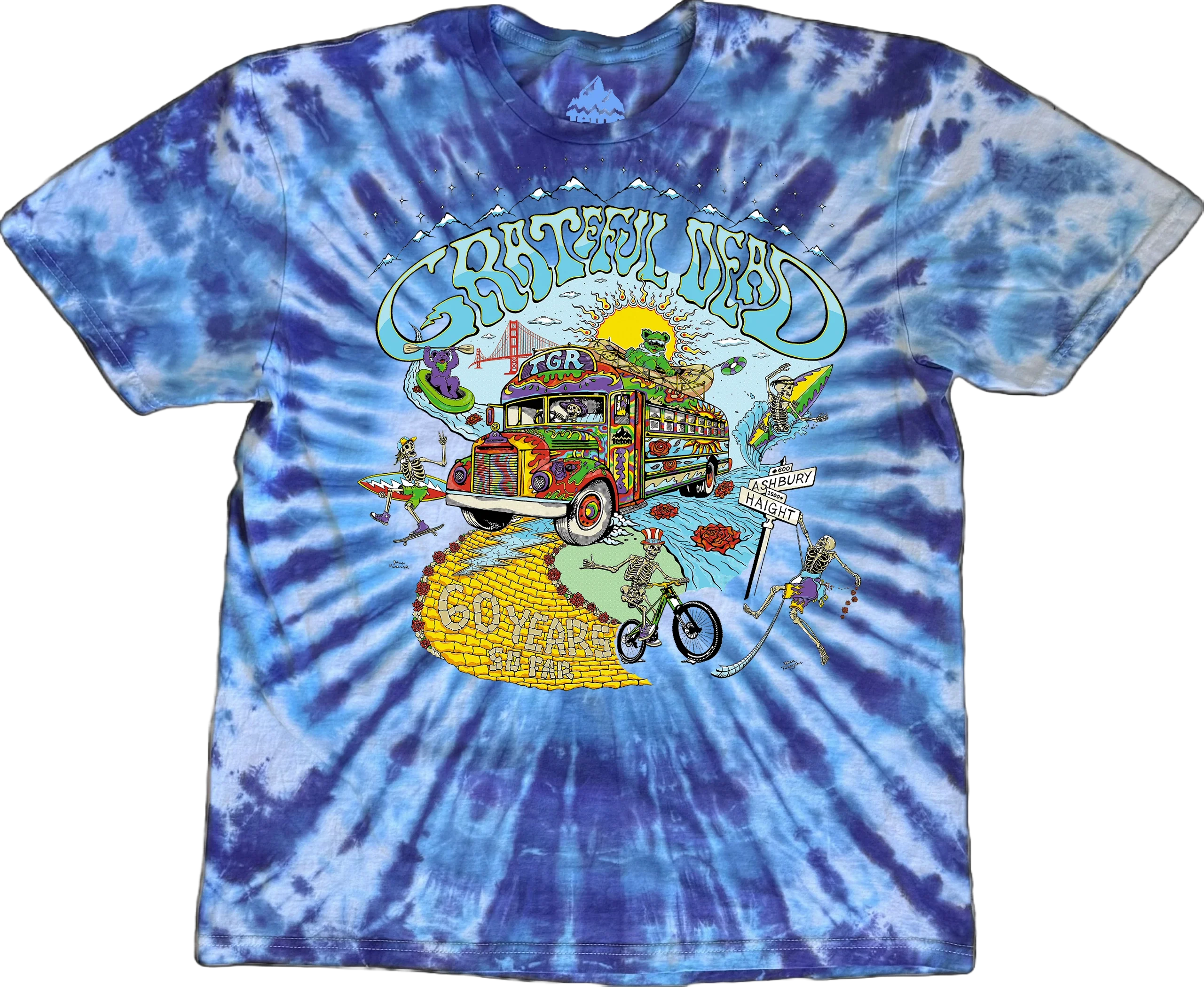 Grateful Dead x Peter Forsythe 60th Tee - Purple Tie Dye
