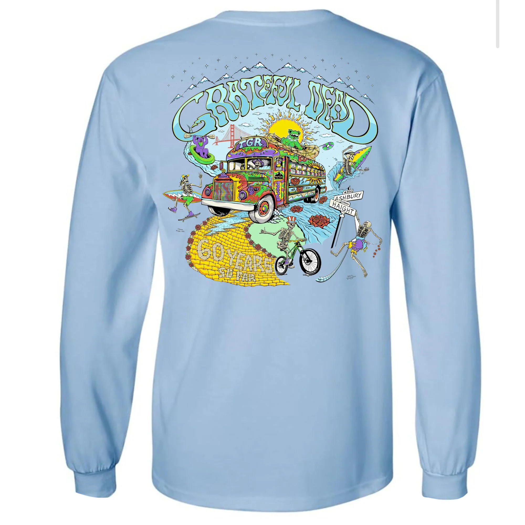 Grateful Dead 60th x Peter Forsythe Long Sleeve Tee 3 Grateful Dead 60th x Peter Forsythe Long Sleeve Tee