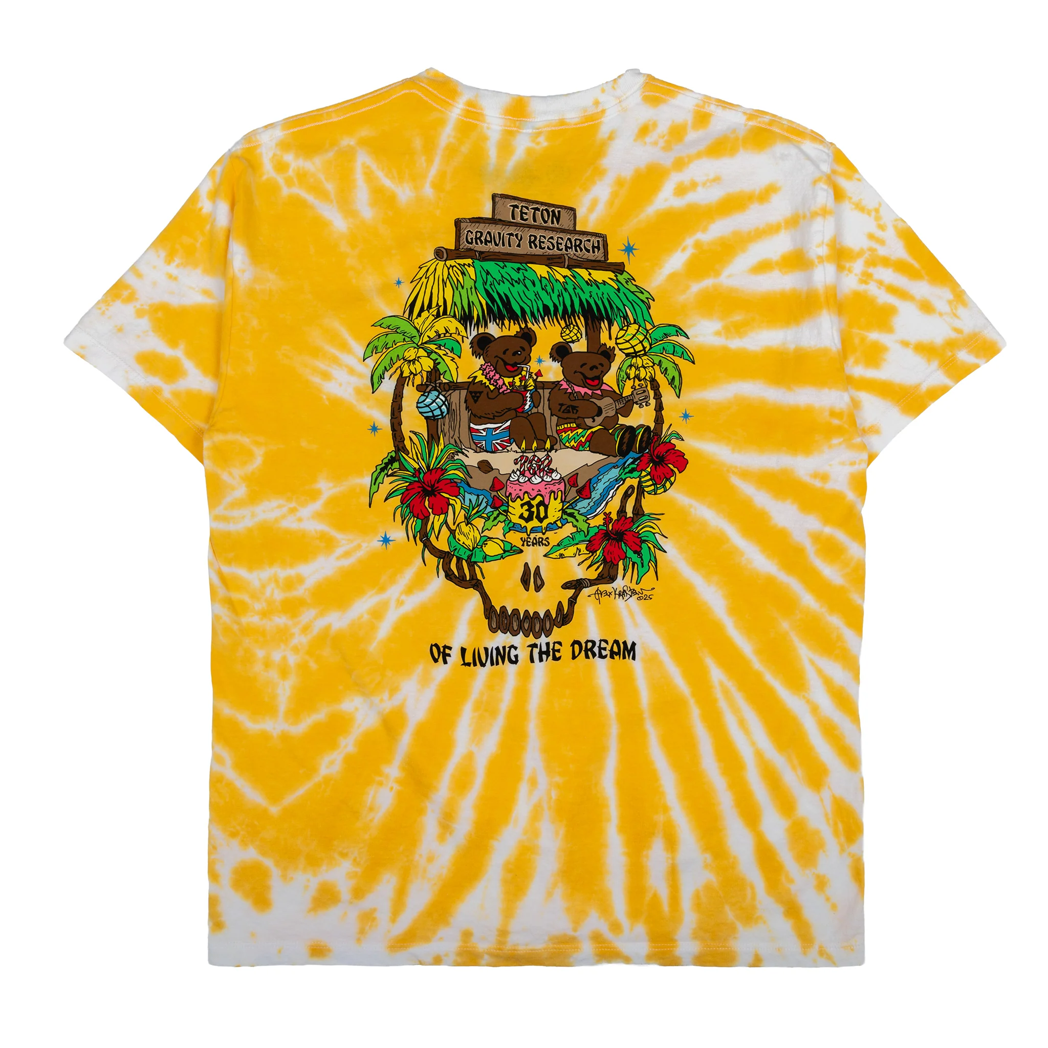 TGR x Grateful Dead 30 Years Tie-Dye Tee by Alex Krastev