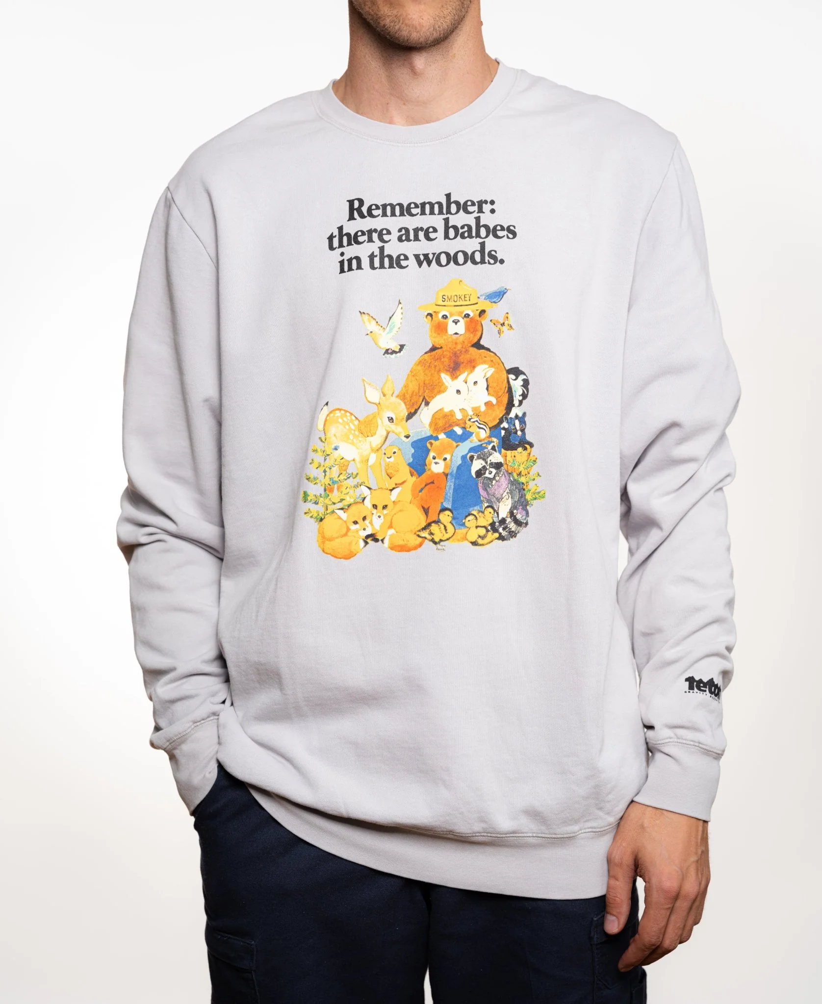 Smokey Bear x TGR Babes in the Woods Crewneck