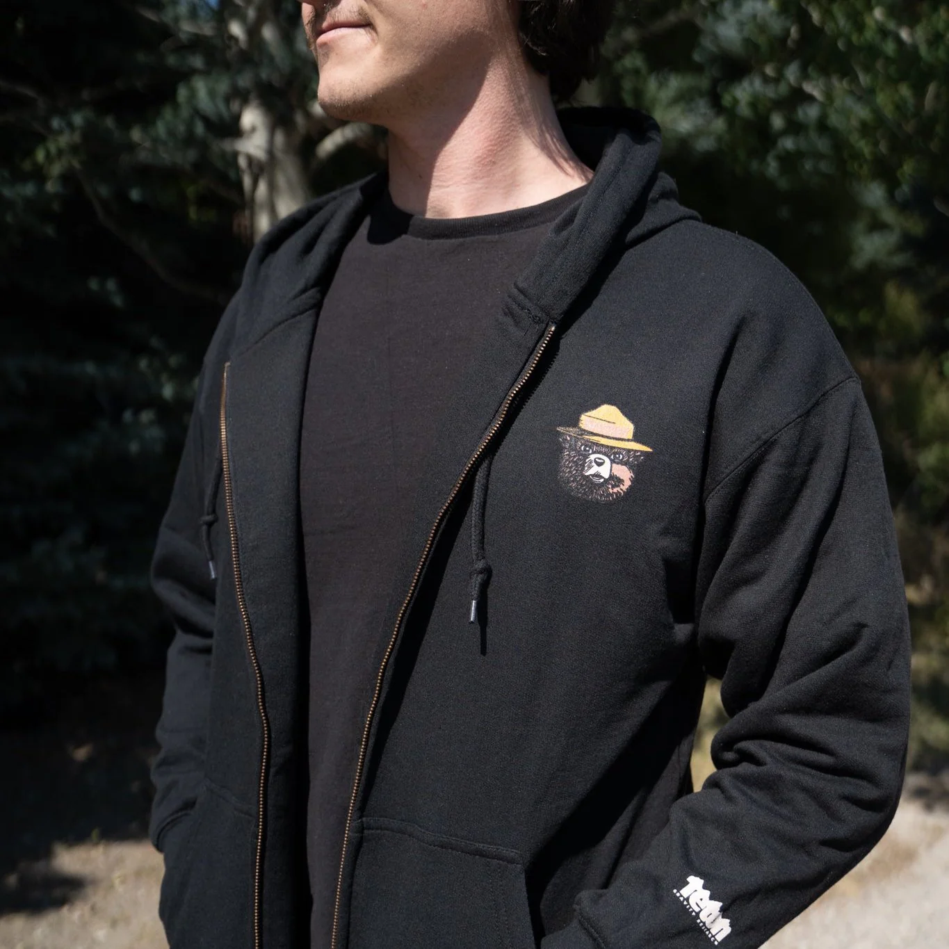 Smokey Bear x TGR Full Zip Hoodie