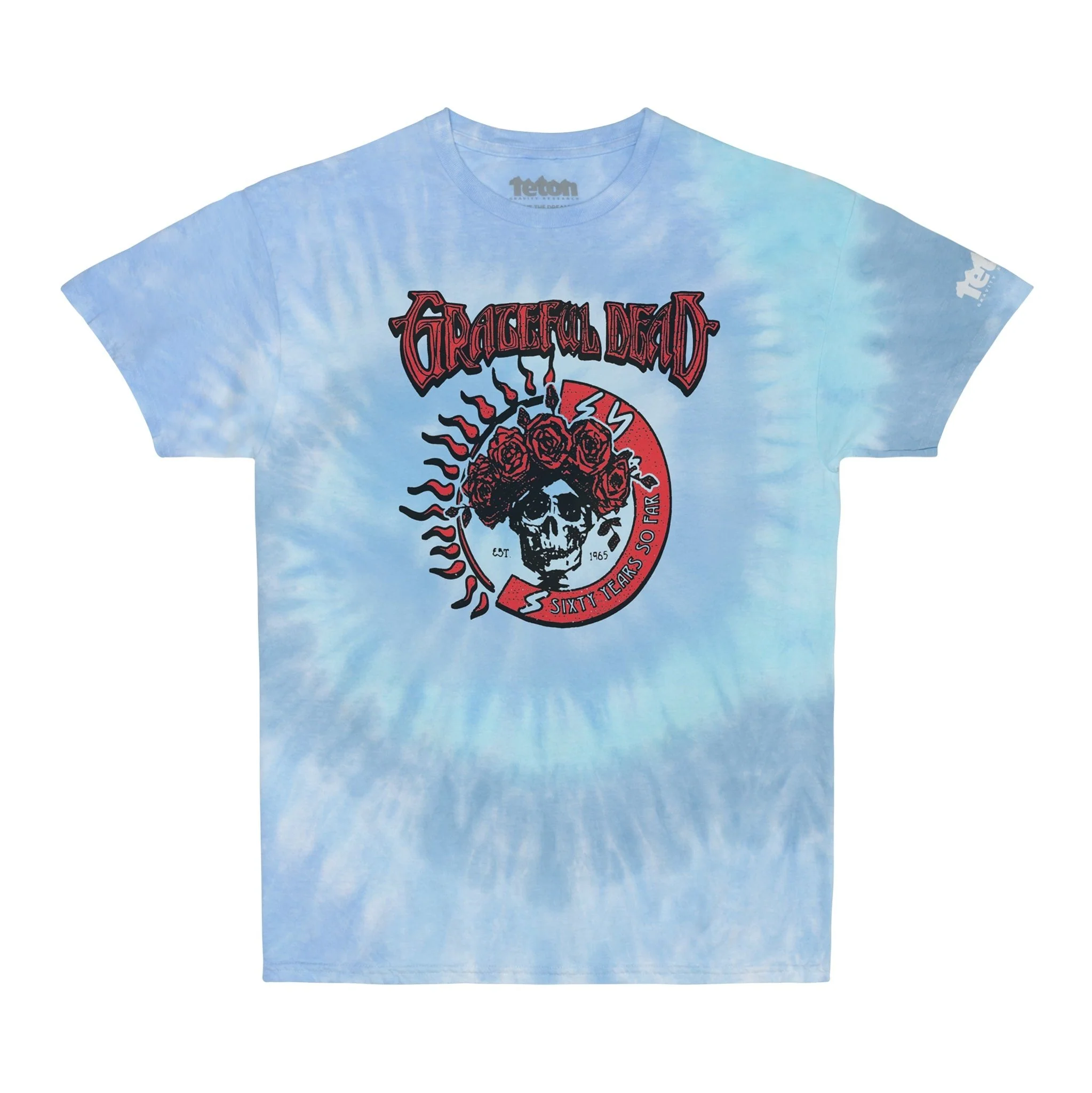 Grateful Dead 60th x TGR Dead of the Dawn Tie-Dye Tee - Lagoon