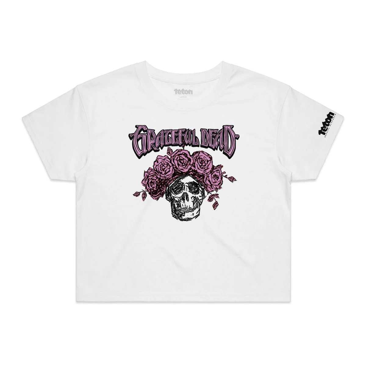 Grateful Dead 60th x TGR 60th Skull & Roses Crop Tee