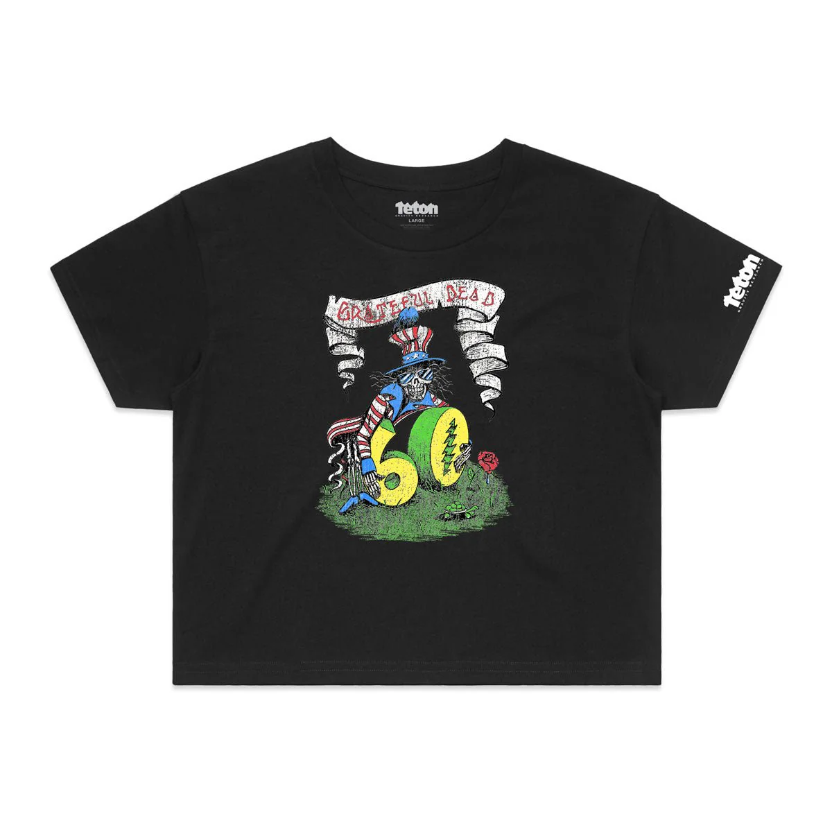 Grateful Dead 60th x TGR 60th Dead Uncle Sam Crop Tee